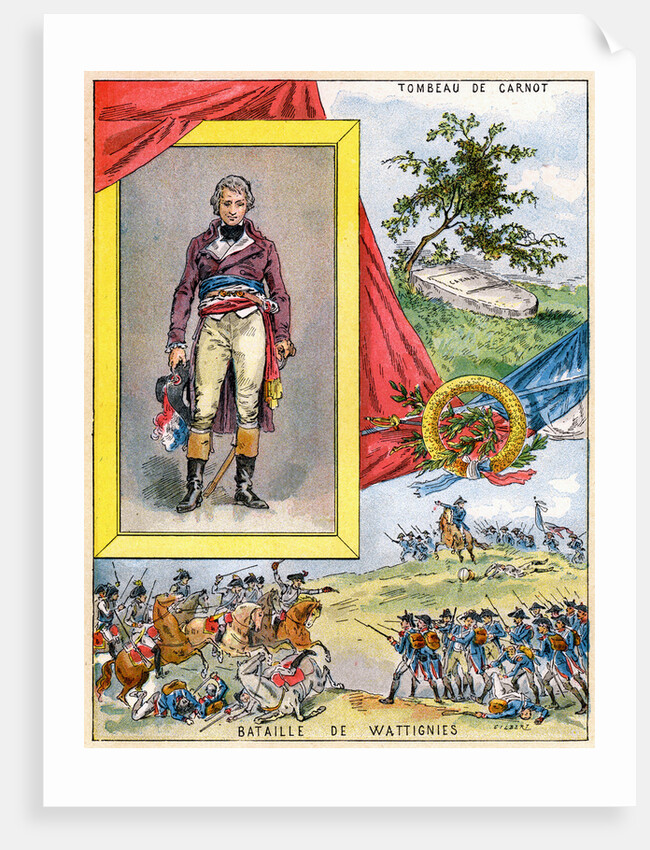 Lazare Carnot, French politician, engineer, and mathematician by Gilbert