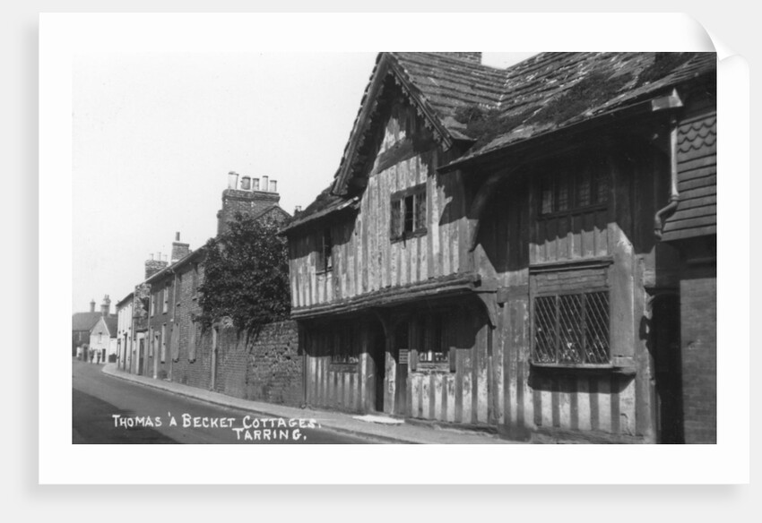 Thomas Becket cottages, Tarring, Worthing, West Sussex by Anonymous