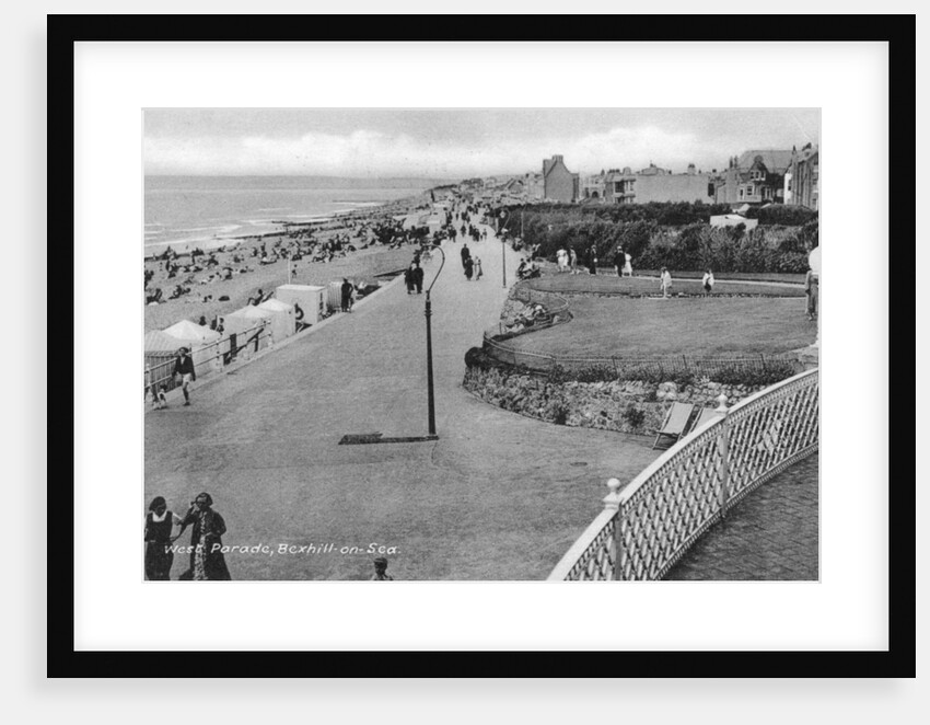 Holidaymakers on West Parade, Bexhill-on-Sea, East Sussex by Anonymous