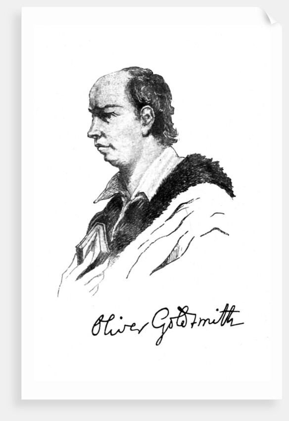 Oliver Goldsmith, Irish writer, poet, and physician by Anonymous