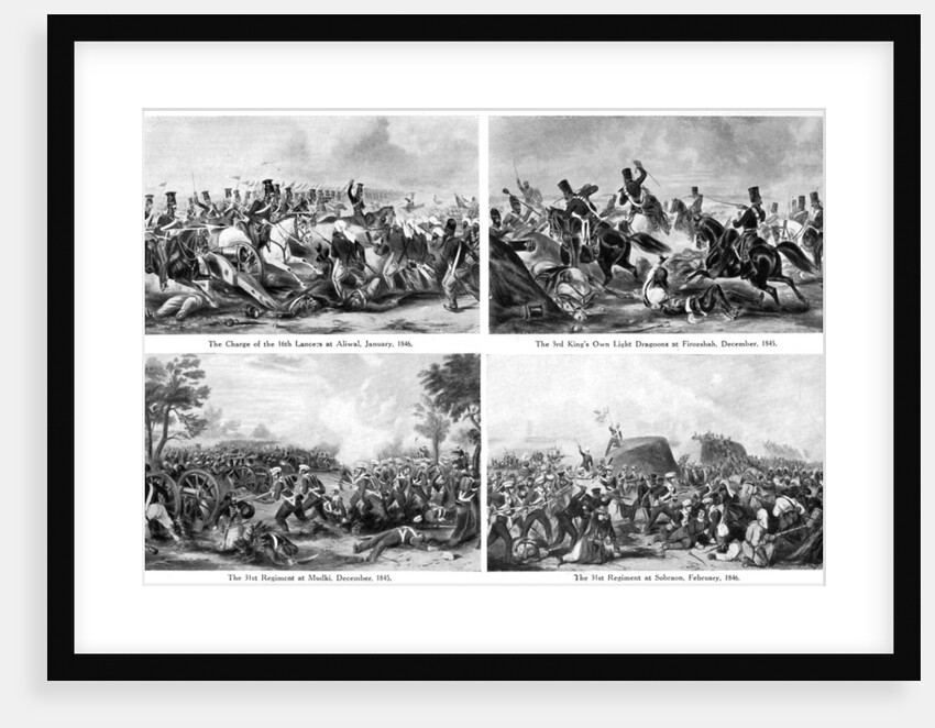 The First Sikh War, India by Anonymous