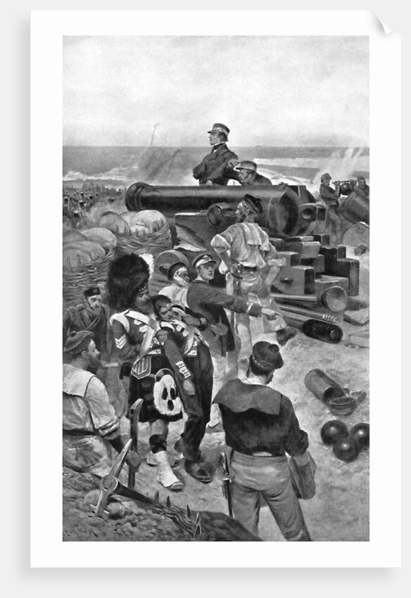 The Naval Brigade at Sevastopol by Anonymous