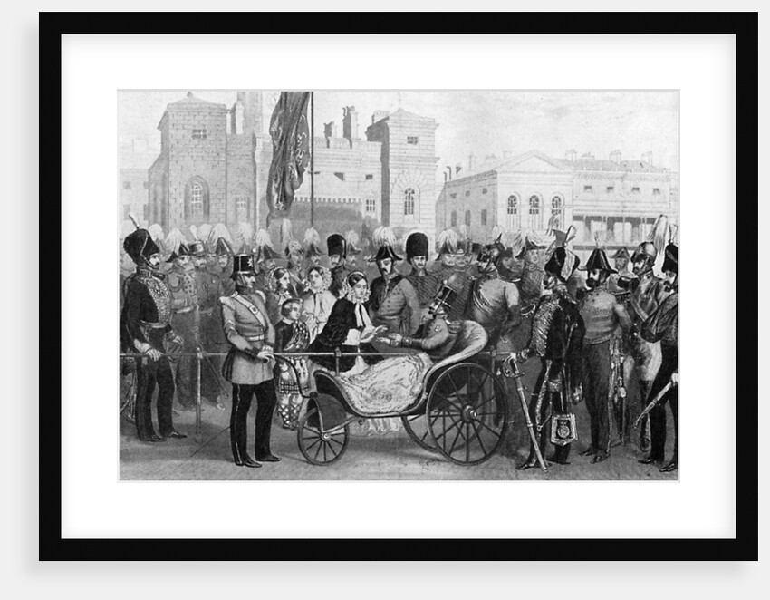 Queen Victoria distributing medals by Anonymous