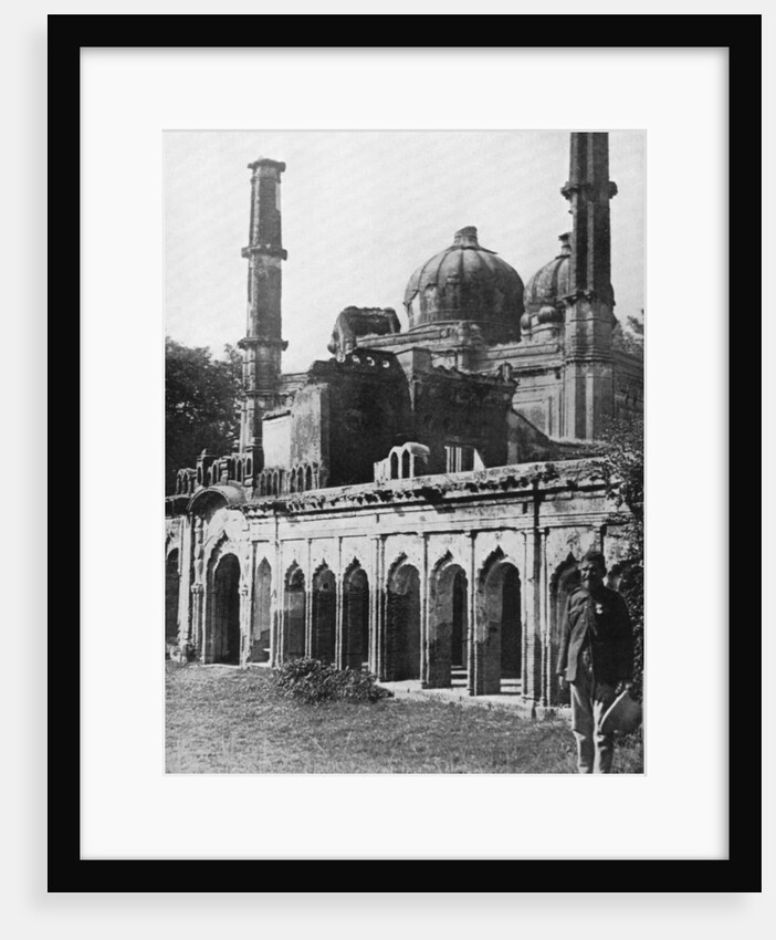 The old mosque at Lucknow, India by Anonymous