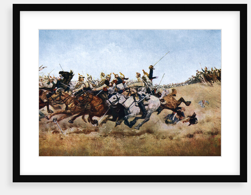 The Charge of the Cuirassiers at Rezonville by Anonymous