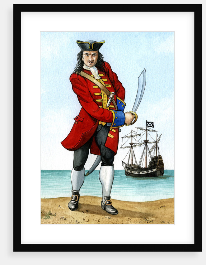 John 'Calico Jack' Rackham, (1680-1720), English Pirate Captain by Karen Humpage