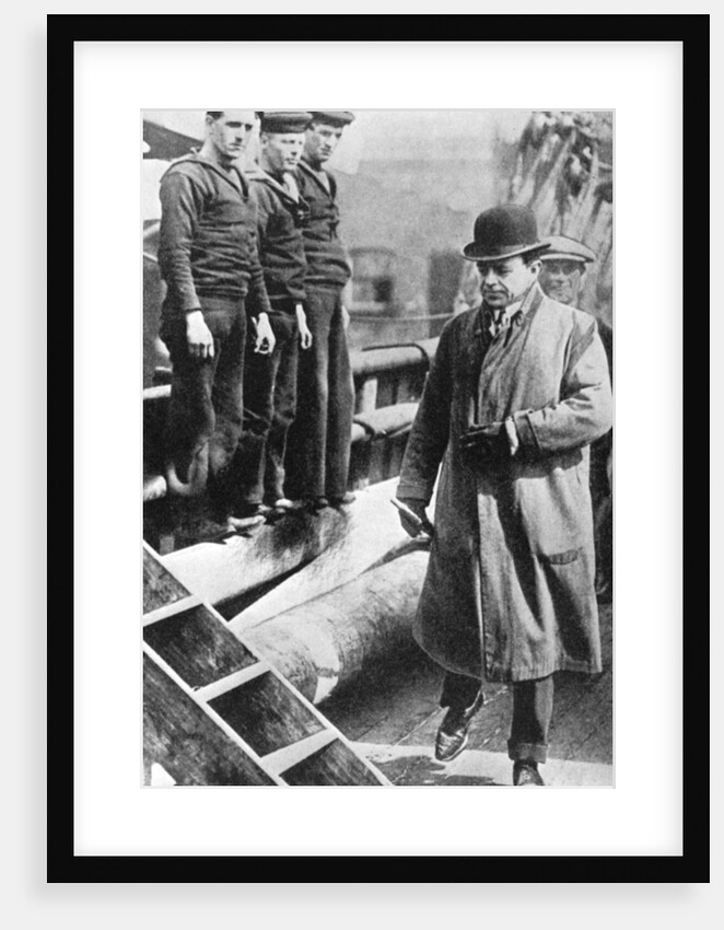 Captain Scott, British polar explorer, on the 'Terra Nova' by Anonymous
