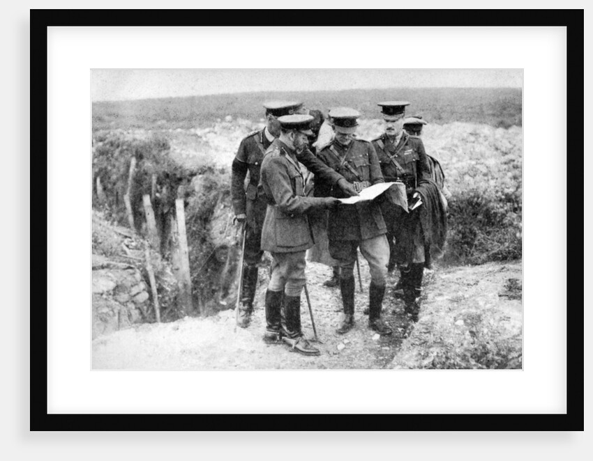 King George V (1865-1936) at St George's Hill, near Fricourt by Anonymous