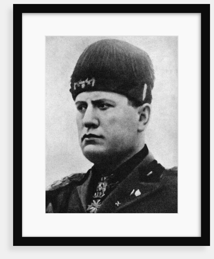 Benito Mussolini (1883-1945), Italian fascist dictator by Anonymous