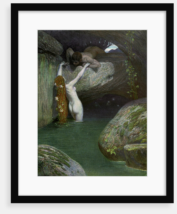 In the Grotto by Roessler