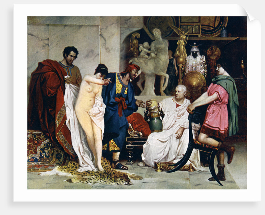 The Choice Between a Female Slave or a Vase by Anonymous