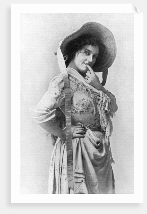 Evie Greene (1876-1917), English actess by Reinhold Thiele