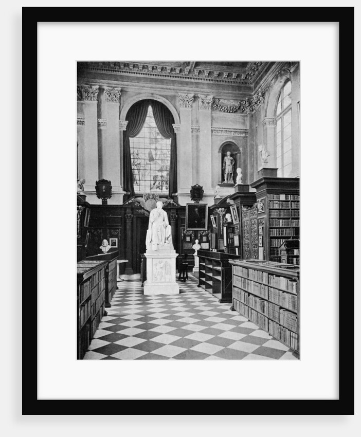Lord Byron's statue, Trinity College Library, Cambridge by HC Leat