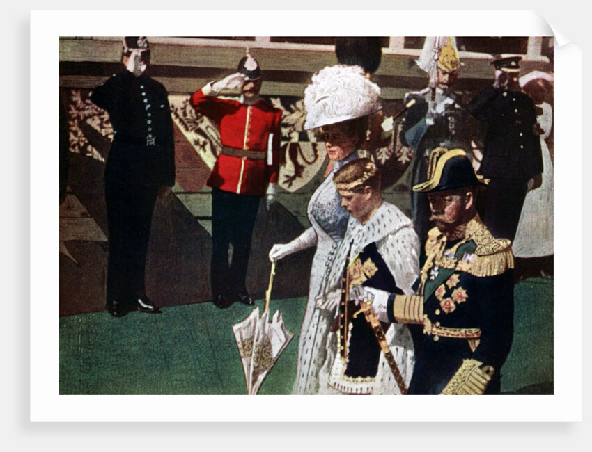 The investiture of the Prince of Wales, Carnarvon Castle by Marshall Herskovitz