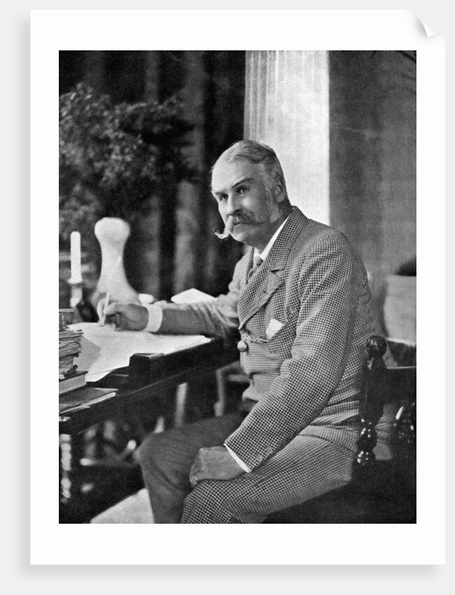 Sir William Schwenck Gilbert (1836-1911), English playwright and humorist by Frederick Downer & Sons