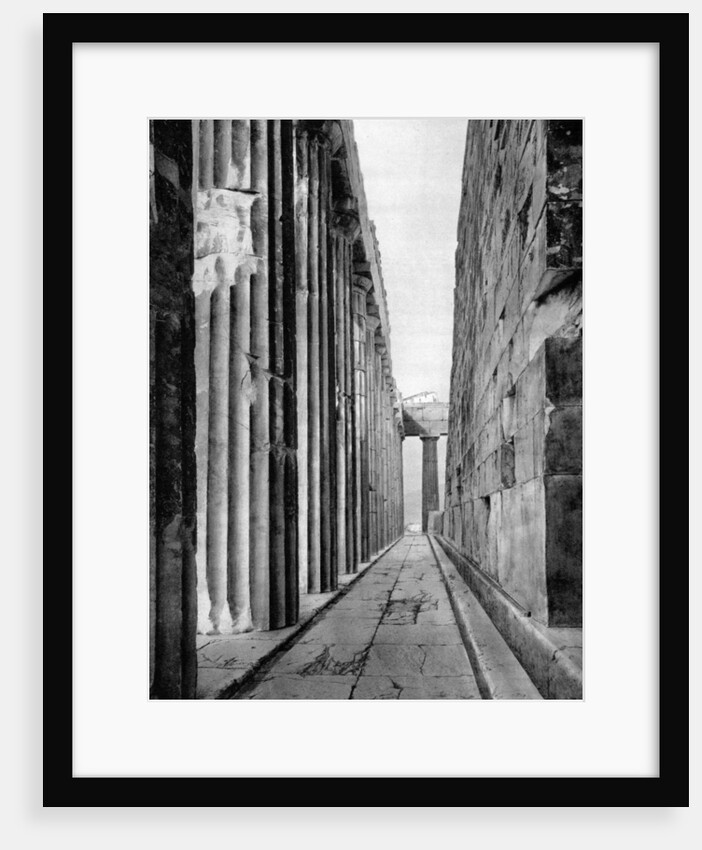 The north side of the Parthenon, Athens by Martin Hurlimann