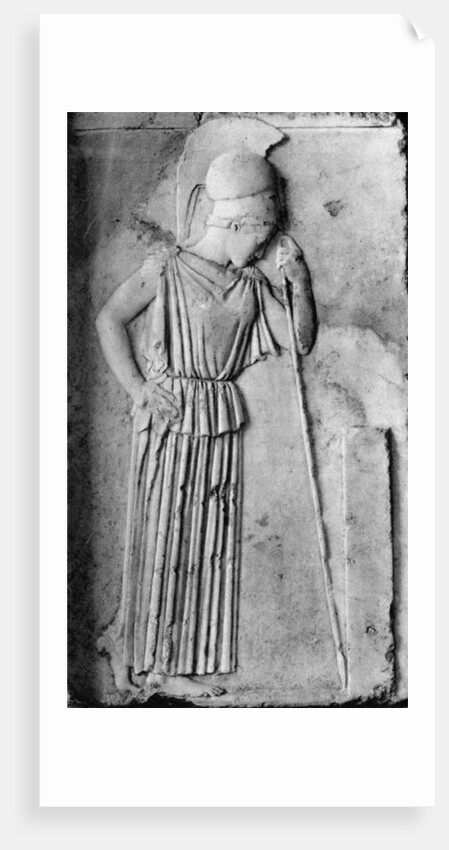 Relief of Athena/Minerva, 5th century BC by Martin Hurlimann