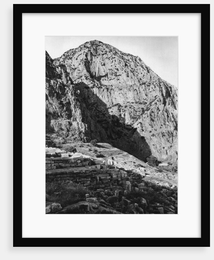 Delphi and the Phaedriades on Mount Parnassus, Greece by Martin Hurlimann