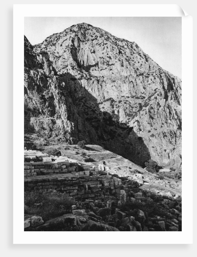 Delphi and the Phaedriades on Mount Parnassus, Greece by Martin Hurlimann