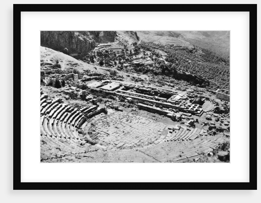 Theatre and Temple of Apollon, Delphi, Greece by Martin Hurlimann