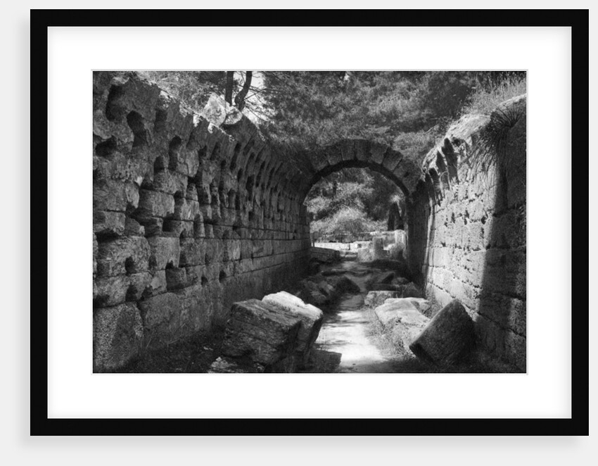 Entrance to the Stadion, Olympia, Greece by Martin Hurlimann