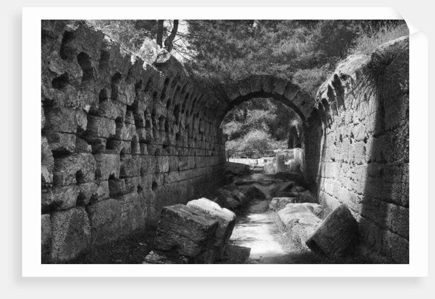 Entrance to the Stadion, Olympia, Greece by Martin Hurlimann