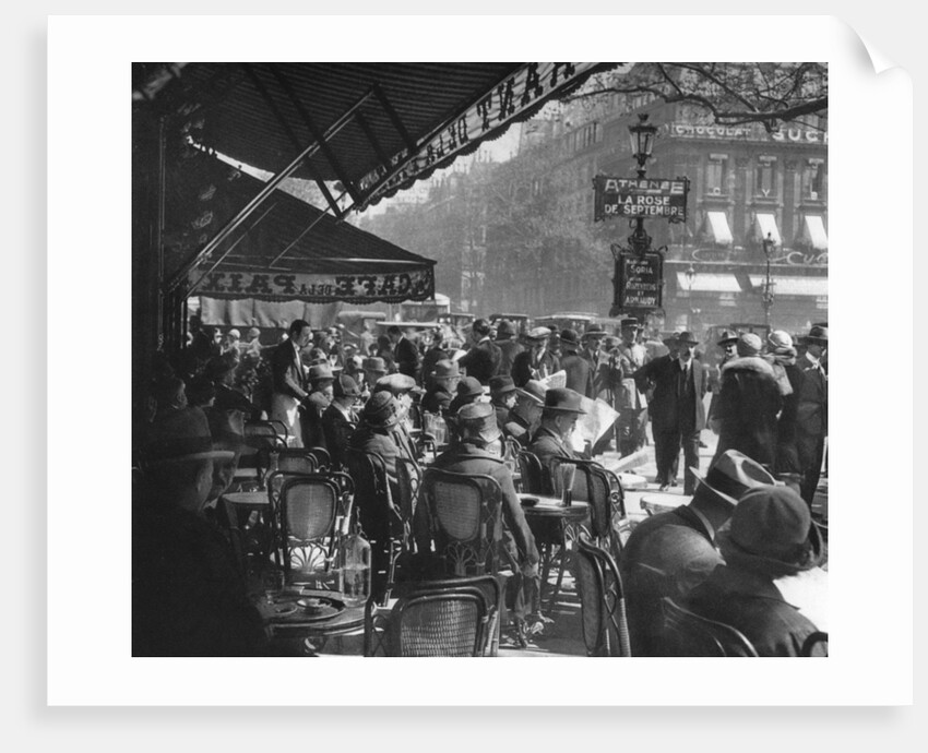 Café de la Paix, Paris by Martin Hurlimann