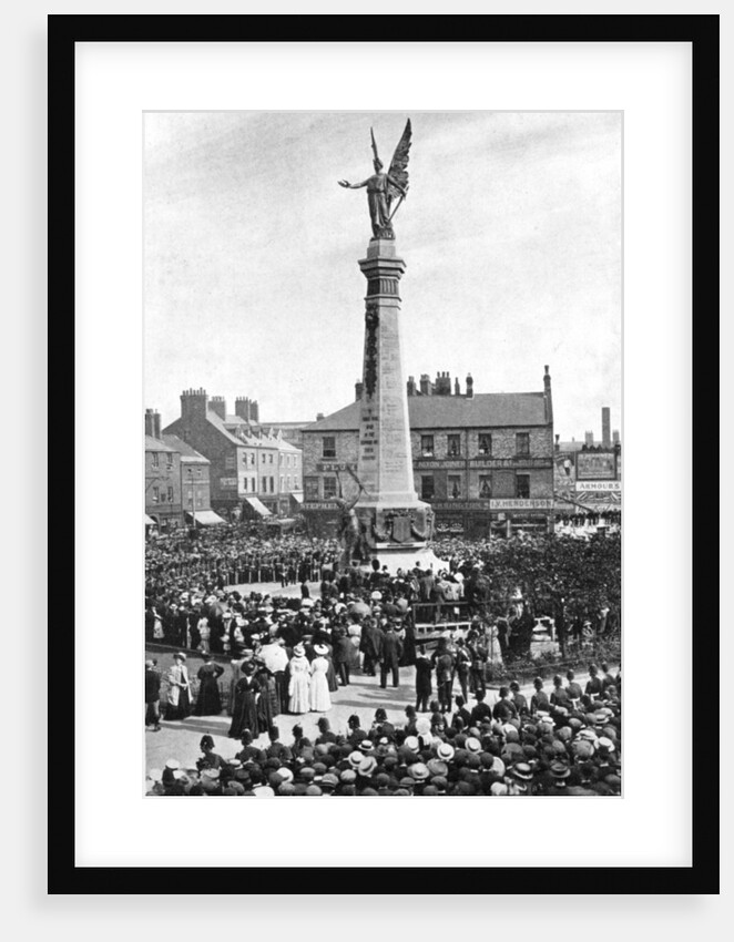 Unveiling the Northumberland War Memorial by George Frank