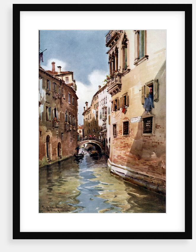 'Rio del Olio', Venice, Italy by William Alister Macdonald