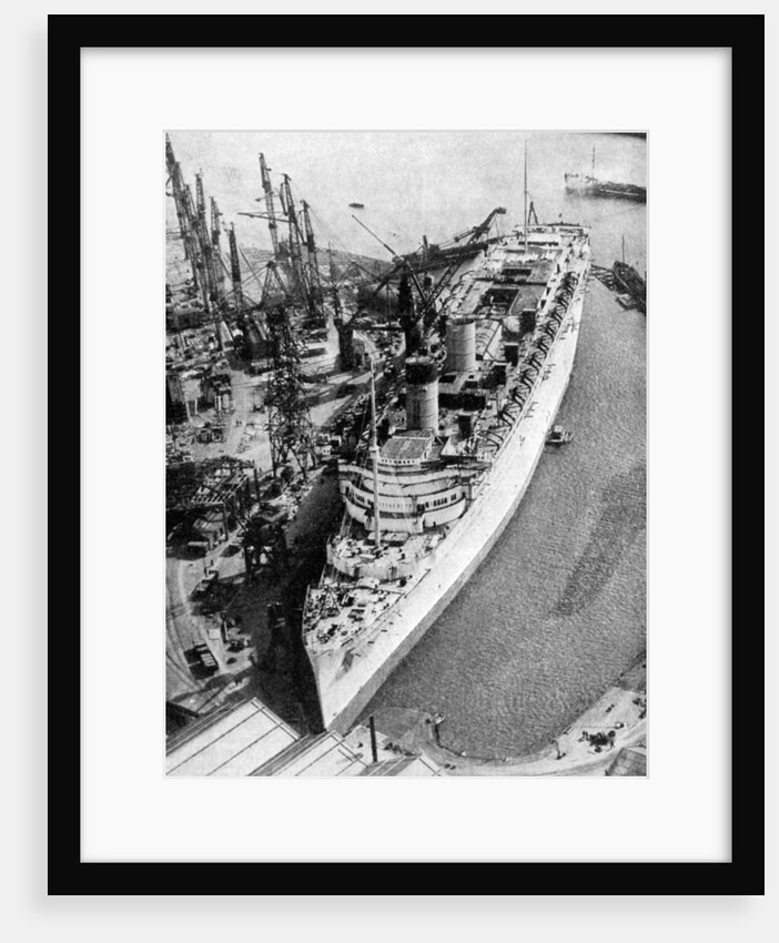 The ocean liner RMS 'Queen Mary', Clydebank, Glasgow by John Brown & Company