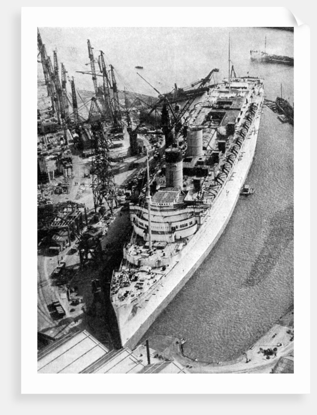 The ocean liner RMS 'Queen Mary', Clydebank, Glasgow by John Brown & Company