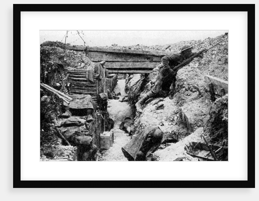 The front line at Ovillers, Battle of the Somme, Picardy, France, July 1916 by Anonymous
