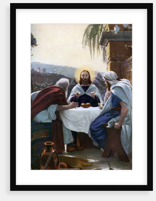 Breaking of Bread at Emmaus by Anonymous