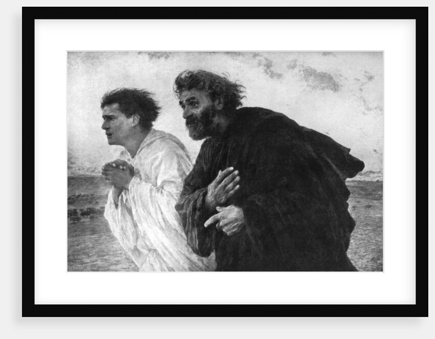 The Apostles Peter and John on the Morning of the Resurrection by Eugene Burnand