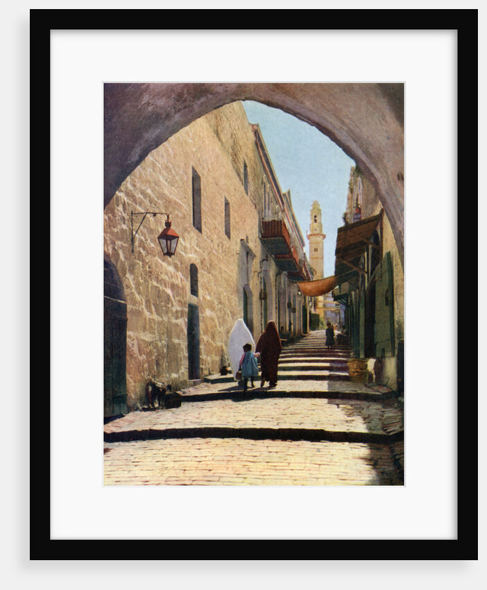 A street in Jerusalem, Israel by Anonymous