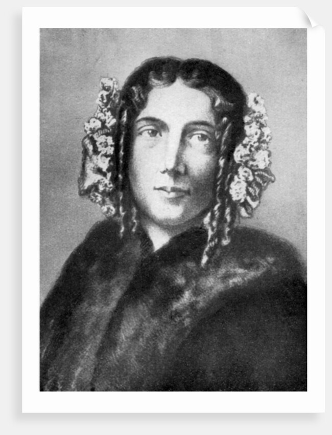 Harriet Beecher Stowe (1811-1896), American abolitionist and novelist by Anonymous