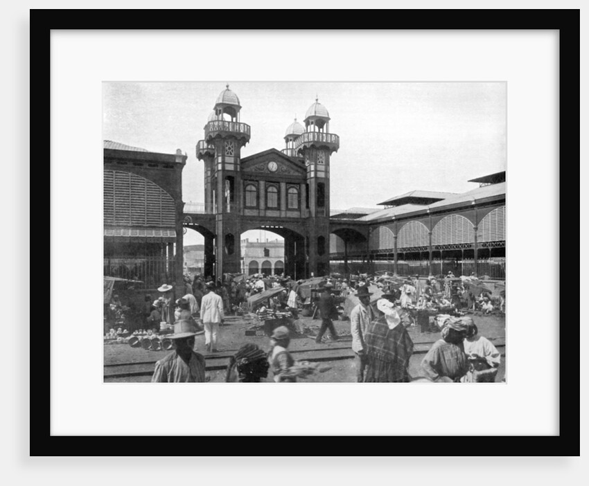 The market place, Port-au-Prince, Haiti by Anonymous