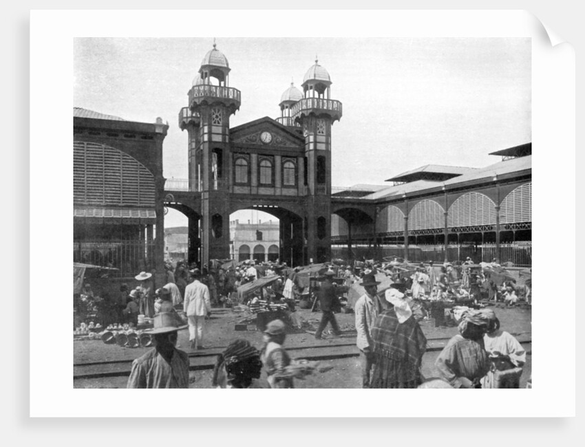 The market place, Port-au-Prince, Haiti by Anonymous