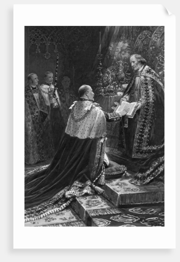 Edward VII taking the oath by Anonymous