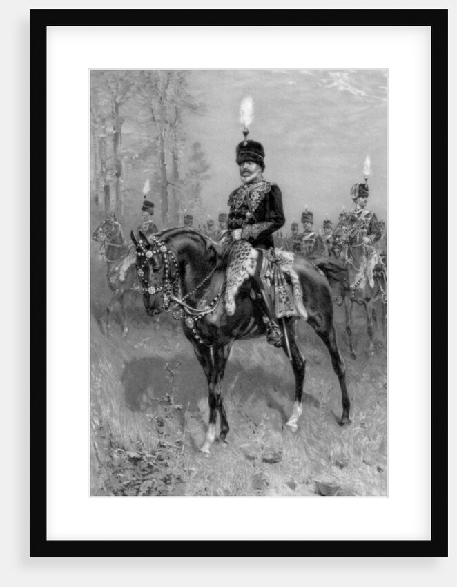 Edward VII as Colonel in Chief of the 10th Hussars by Anonymous