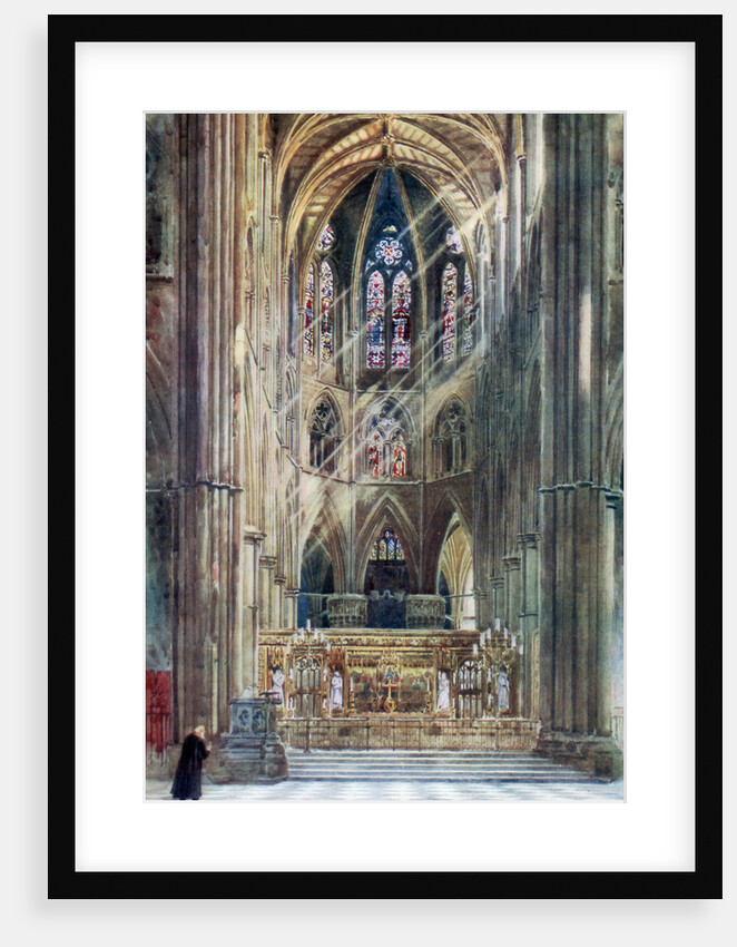 Westminster Abbey, London by Alfred Hugh Fisher