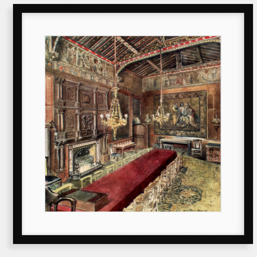 Jerusalem Chamber, Westminster Abbey by Alfred Hugh Fisher