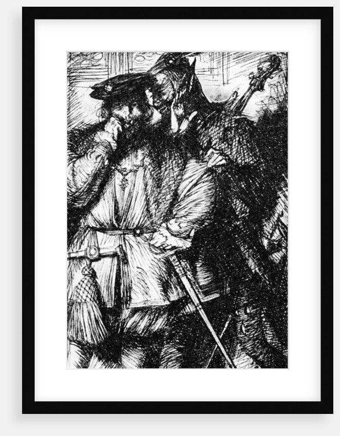 Mephistopheles and Faust by Edmund Joseph Sullivan
