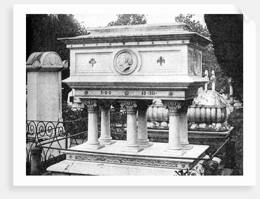 Tomb of Elizabeth Browning, Florence, design by Lord Leighton by Rischgitz Collection