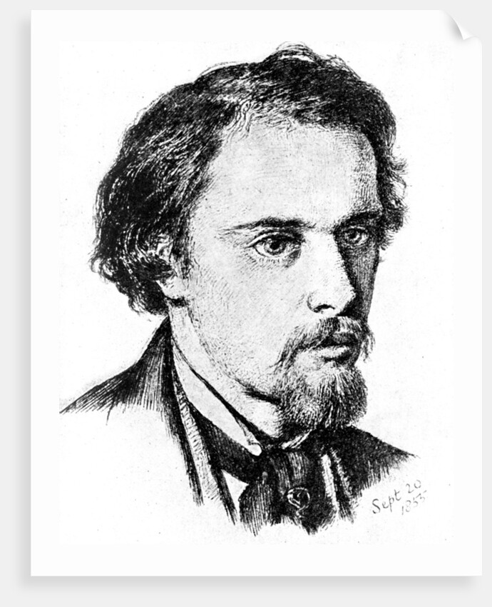 D.G Rossetti by Rischgitz Collection