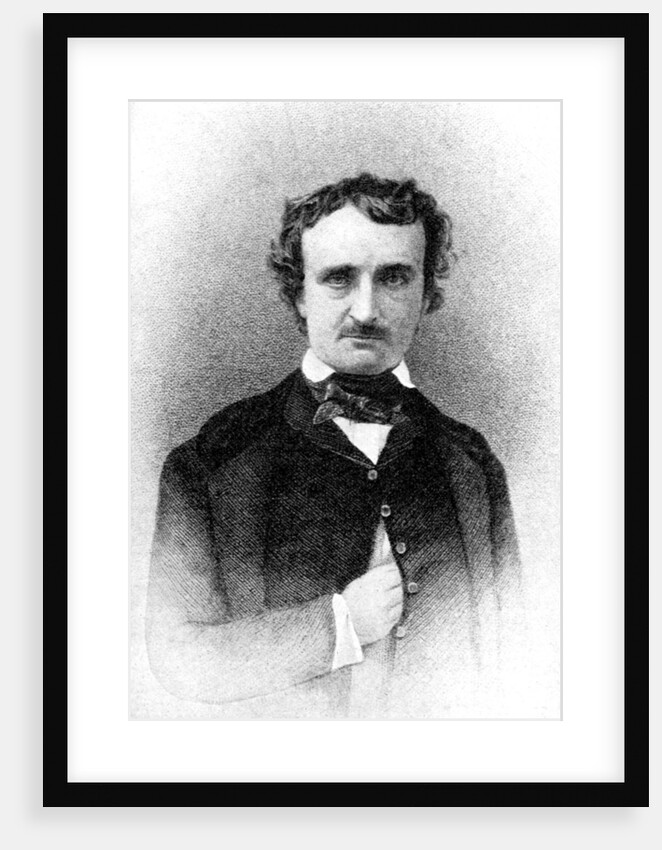 Edgar Allan Poe, Author of Tales of Mystery and Imagination by Rischgitz Collection