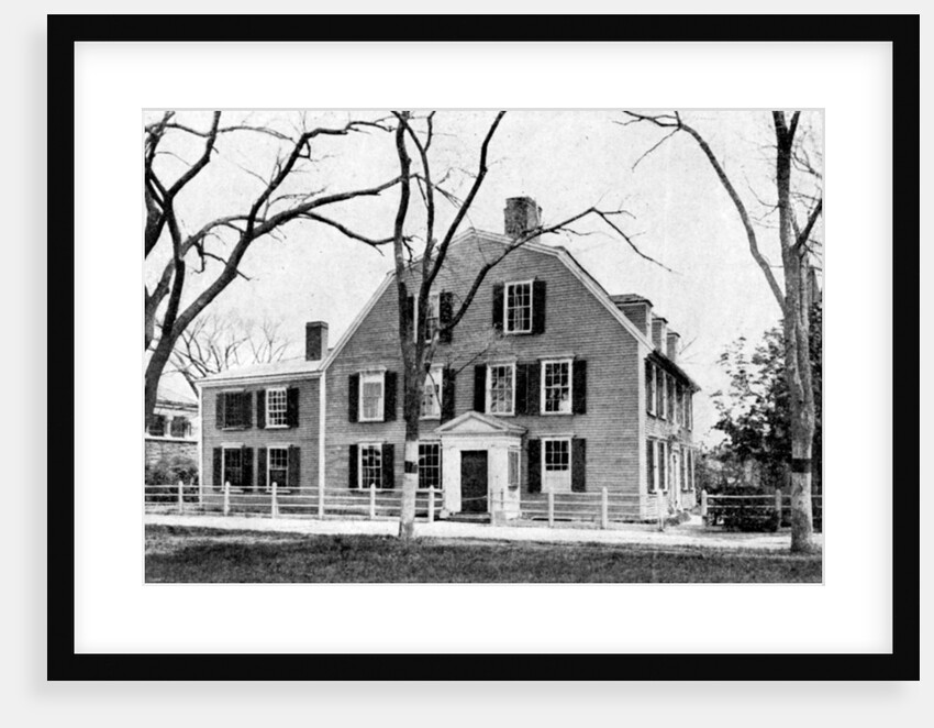 The House of Oliver Wendell Holmes at Cambridge, Mass., U.S.A by Rischgitz Collection