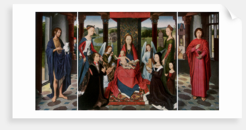 The Virgin and Child with Saints and Donors (The Donne Triptych) by Dirck Bouts