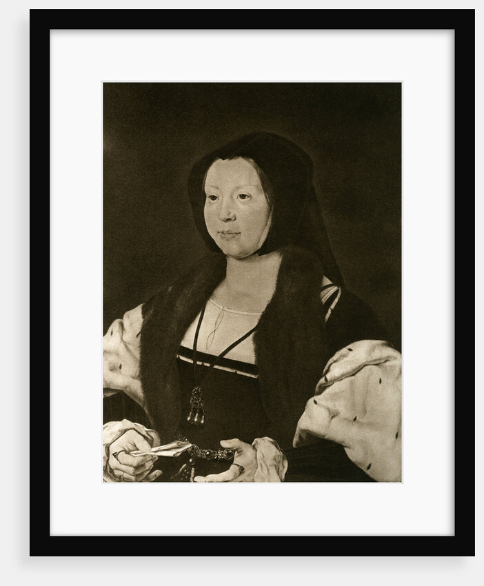Anne, Marquise de Veere, wife of Adolphe De Bourgogne by Jan Gossaert