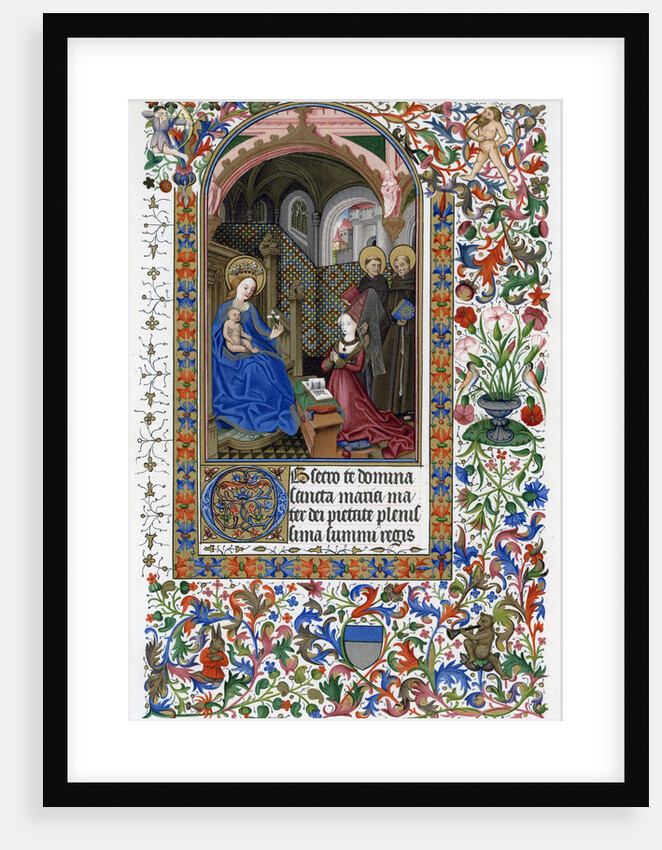 Amadee de Saluces and the Virgin by Anonymous